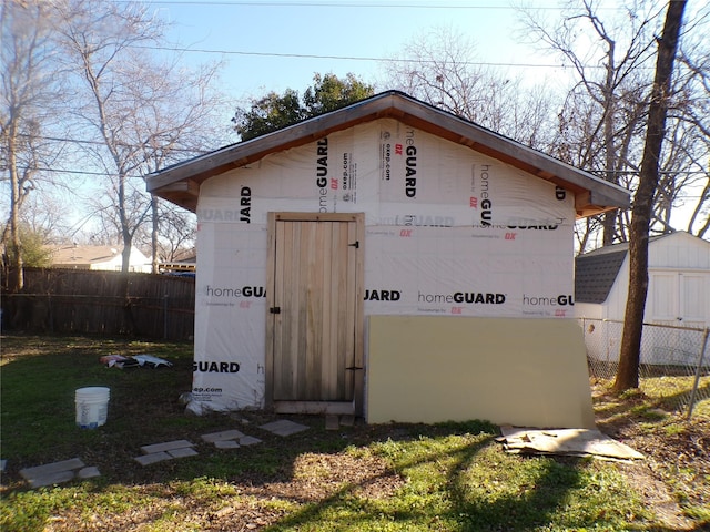 view of outbuilding