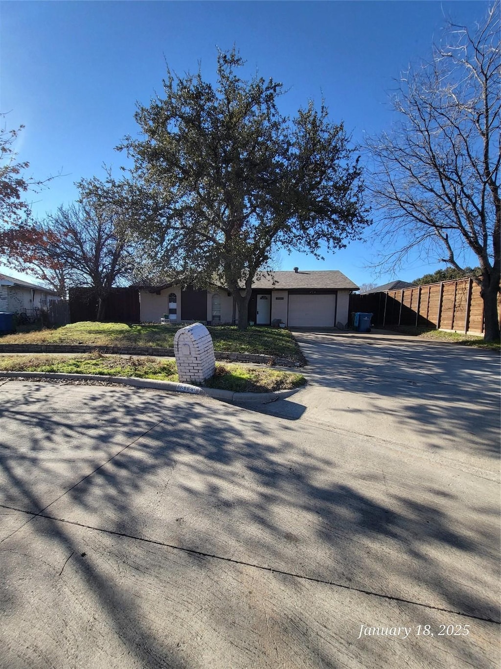 view of ranch-style home