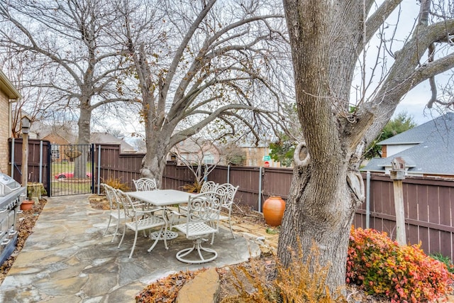 view of patio