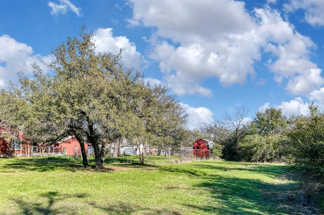 view of yard