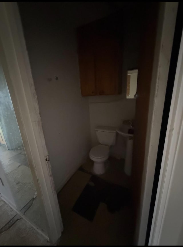 bathroom with toilet