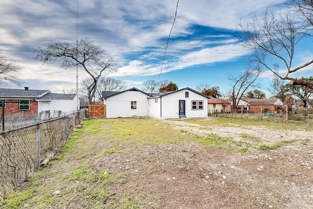 view of rear view of property