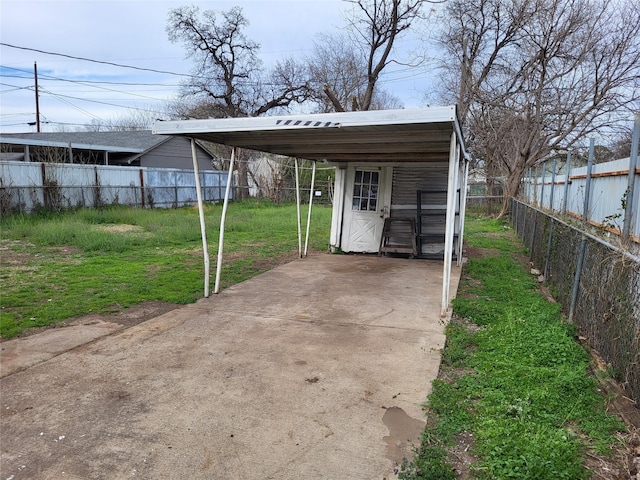 1308 Harrington Ave, Fort Worth, TX 76164 - view of parking / parking lot featuring concrete driveway