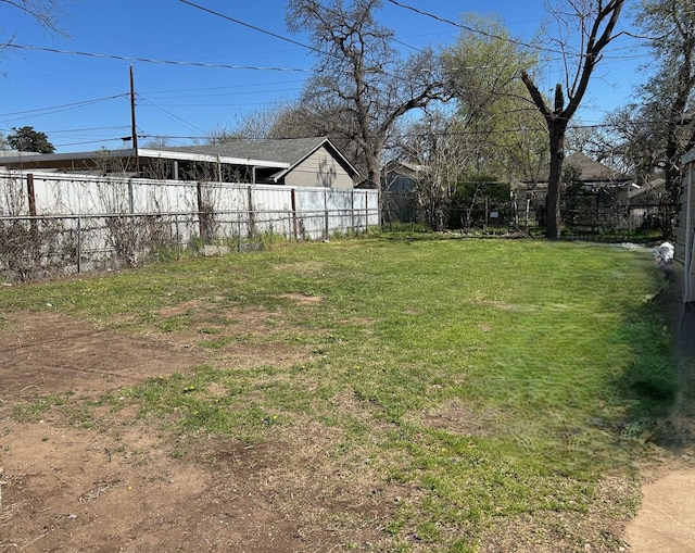 1308 Harrington Ave, Fort Worth, TX 76164 - view of yard