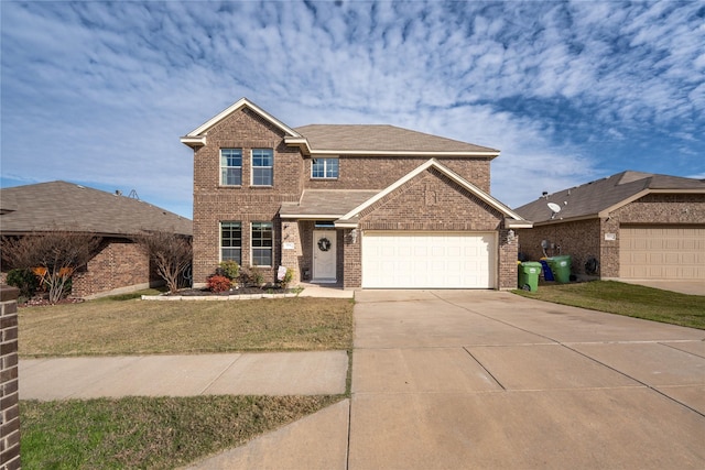 view of front of house with a front yard