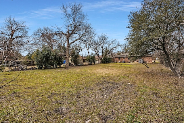 view of yard