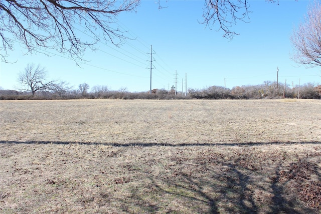 exterior space featuring a rural view