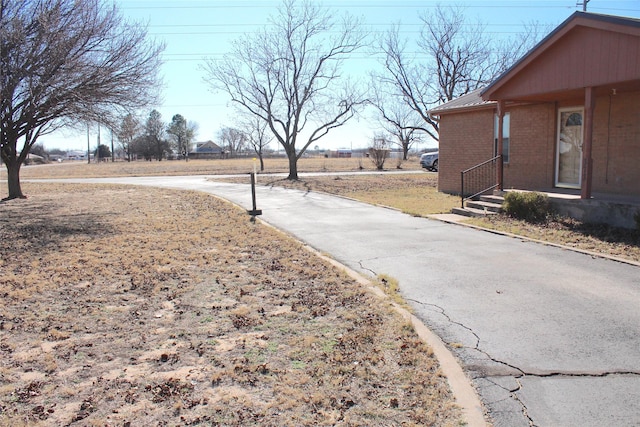 view of road