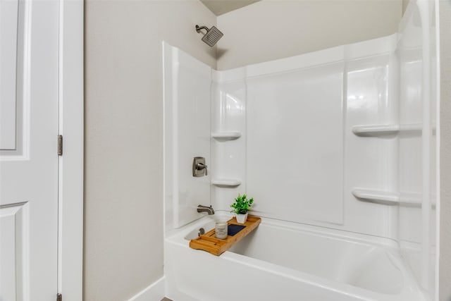 bathroom featuring shower / washtub combination