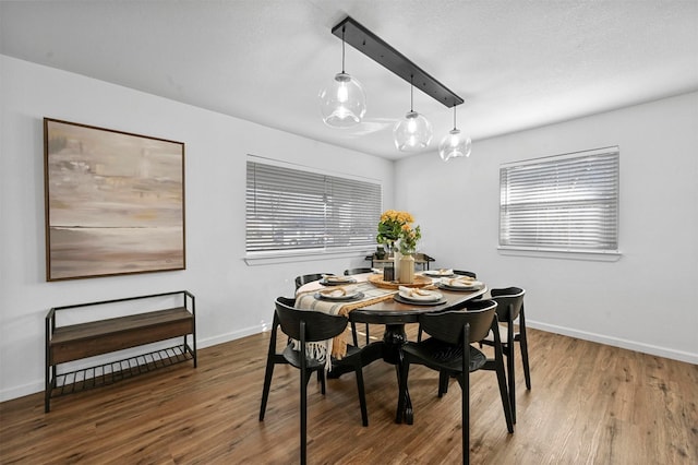 dining room featuring hardwood / wood-style floors