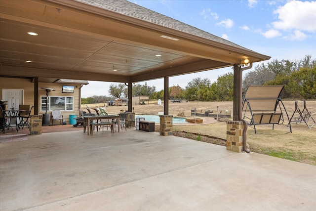 view of patio