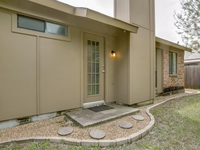 view of entrance to property