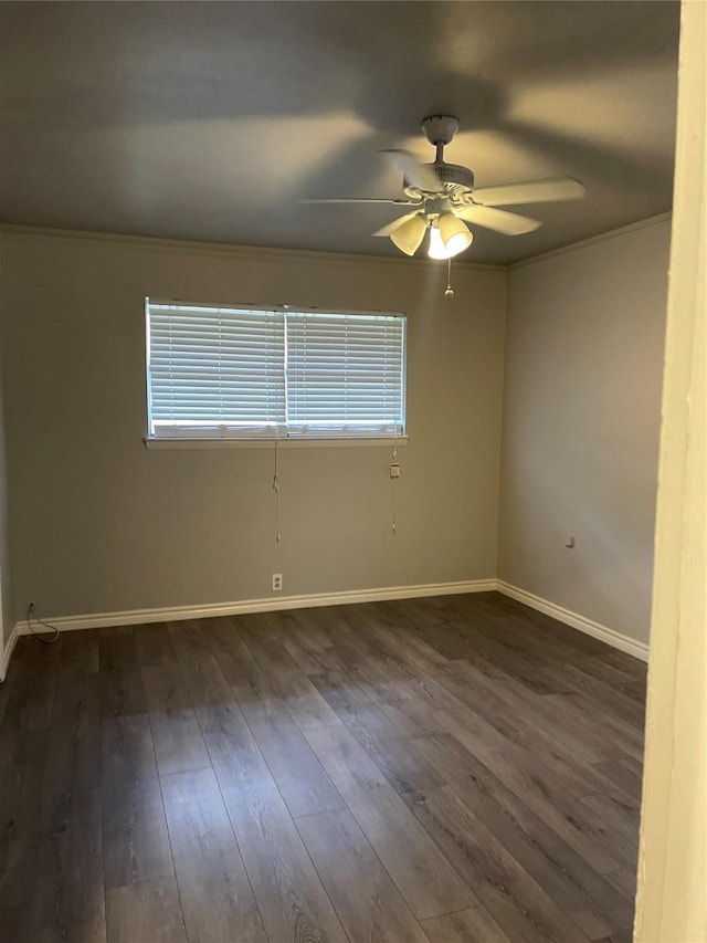 unfurnished dining area with dark wood-type flooring, crown molding, a chandelier, and a fireplace