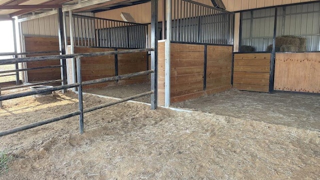 view of horse barn