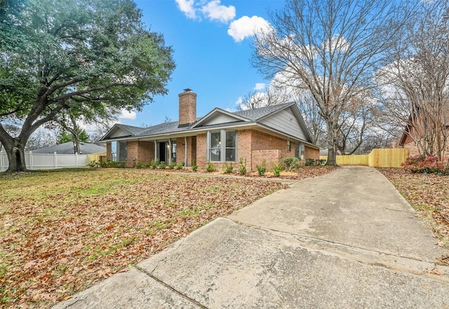 view of ranch-style house