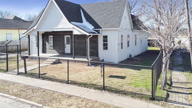 bungalow-style home featuring a porch