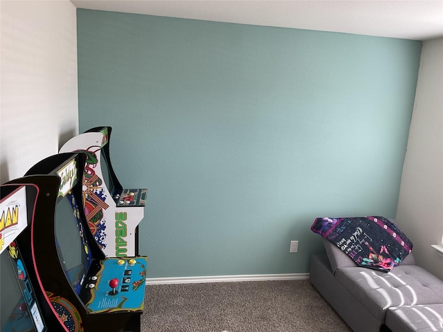 playroom with carpet