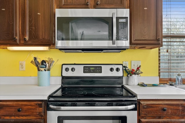 kitchen featuring appliances with stainless steel finishes