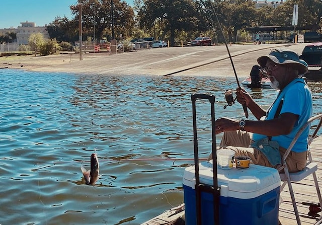 view of dock