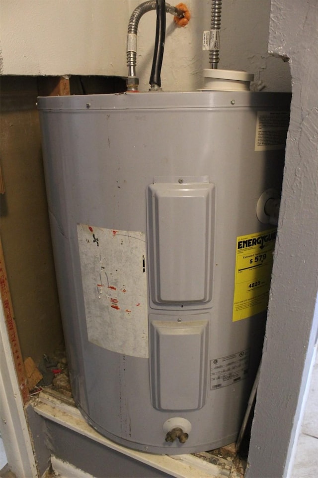 utilities featuring water heater