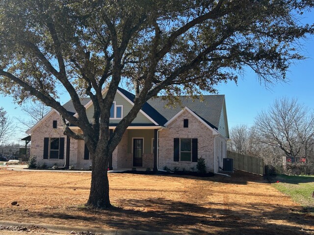 view of front of home with a gazebo