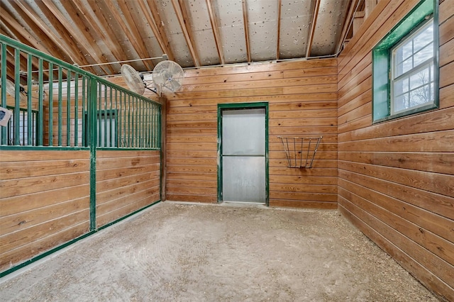 view of horse barn