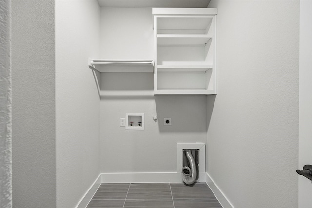 laundry area featuring washer hookup, electric dryer hookup, and hookup for a gas dryer