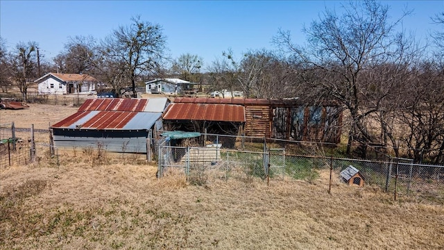 view of horse barn