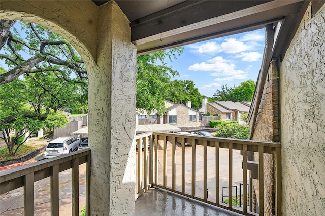 821 Dublin Dr Unit 203, Richardson, TX 75080 - balcony with a residential view