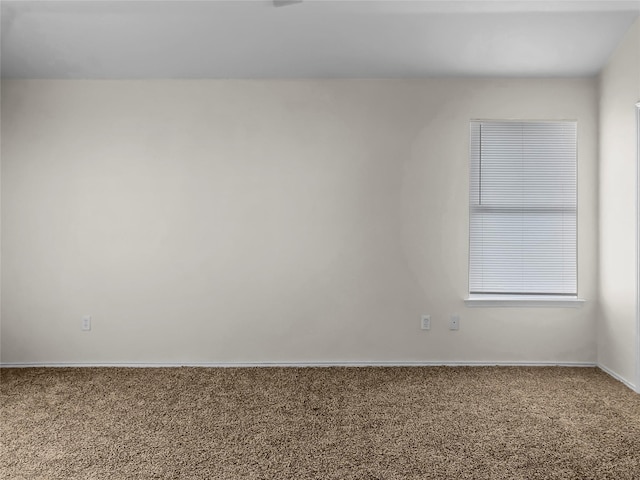 empty room featuring carpet flooring