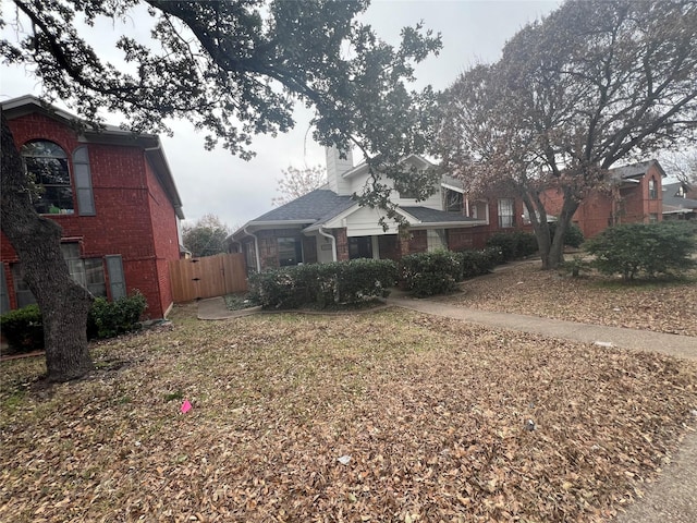 view of front of home