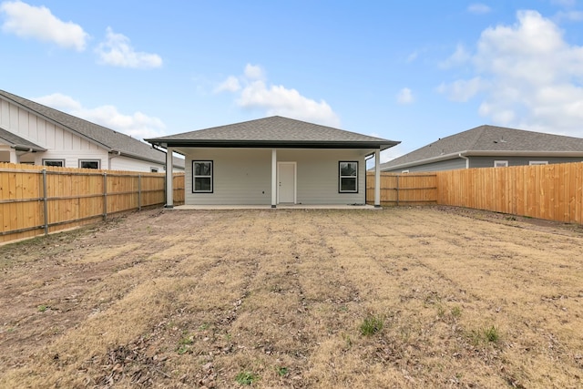 view of rear view of property