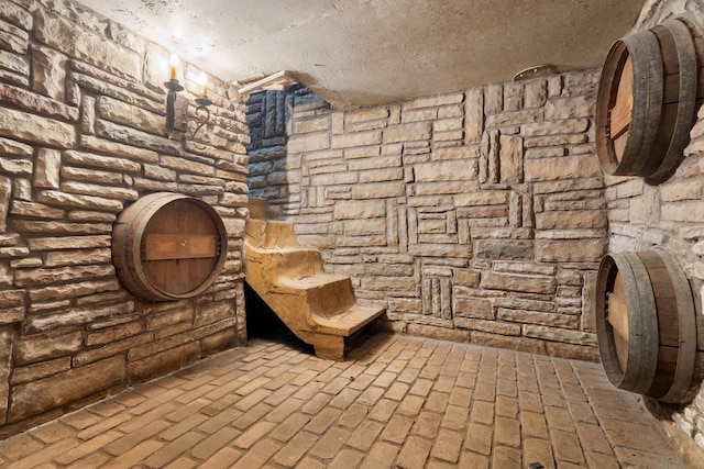 110 Quiet Hill Cir, Copper Canyon, TX 76226 - unfurnished room featuring brick floors