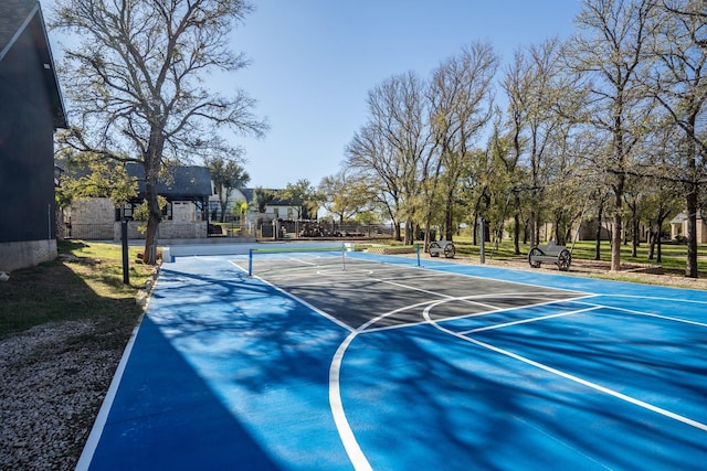110 Quiet Hill Cir, Copper Canyon, TX 76226 - view of sport court with community basketball court