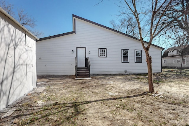 view of rear view of house