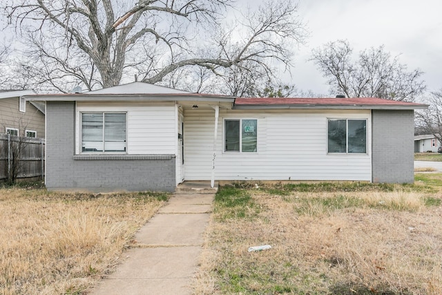 view of ranch-style home