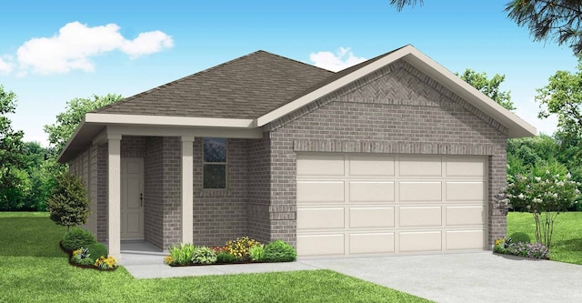 1744 Osage, Mesquite, TX 75149 - exterior space with a front lawn and a garage