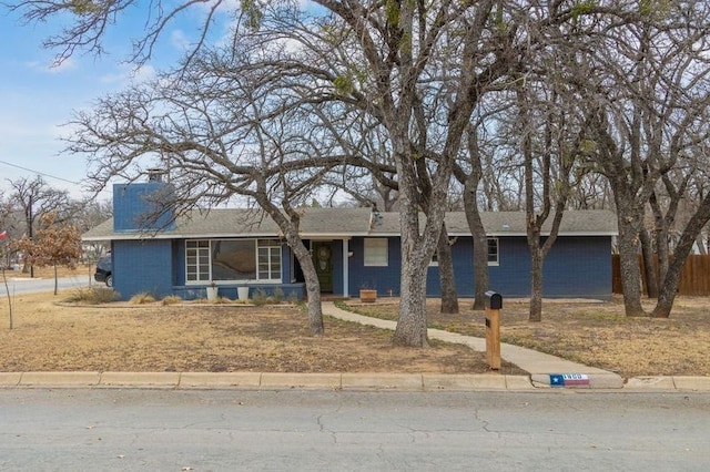 view of ranch-style home