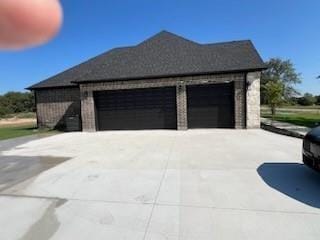 view of home's exterior featuring a garage