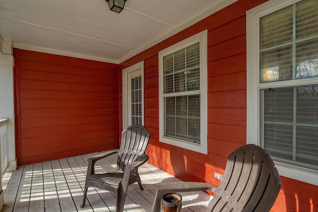 exterior space featuring a porch