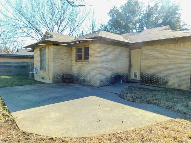 view of rear view of property