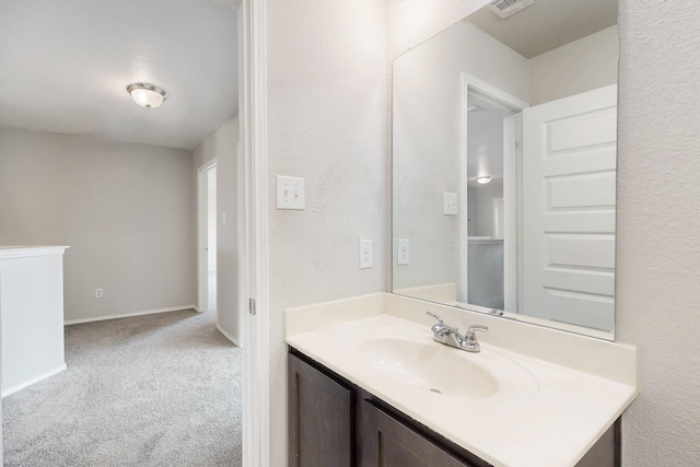 6217 Jackstaff Dr, Fort Worth, TX 76179 - bathroom with vanity and baseboards