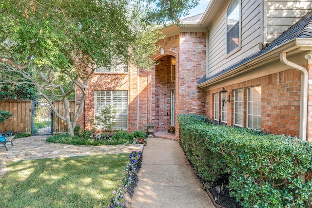 view of front property with a front yard