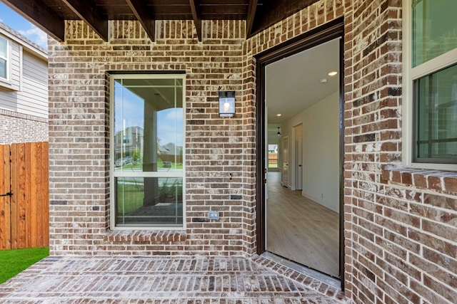 1217 Sylvia St, Desoto, TX 75115 - property entrance featuring brick siding