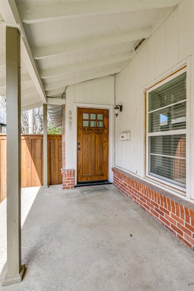 view of entrance to property