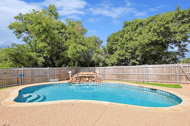 view of pool