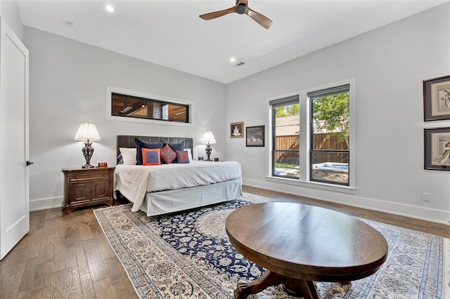 4737 Sugar Mill Rd, Dallas, TX 75244 - bedroom with baseboards and wood-type flooring