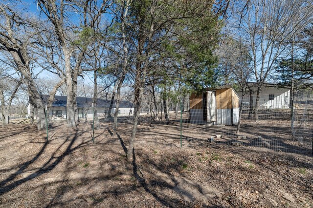 exterior space featuring a garage