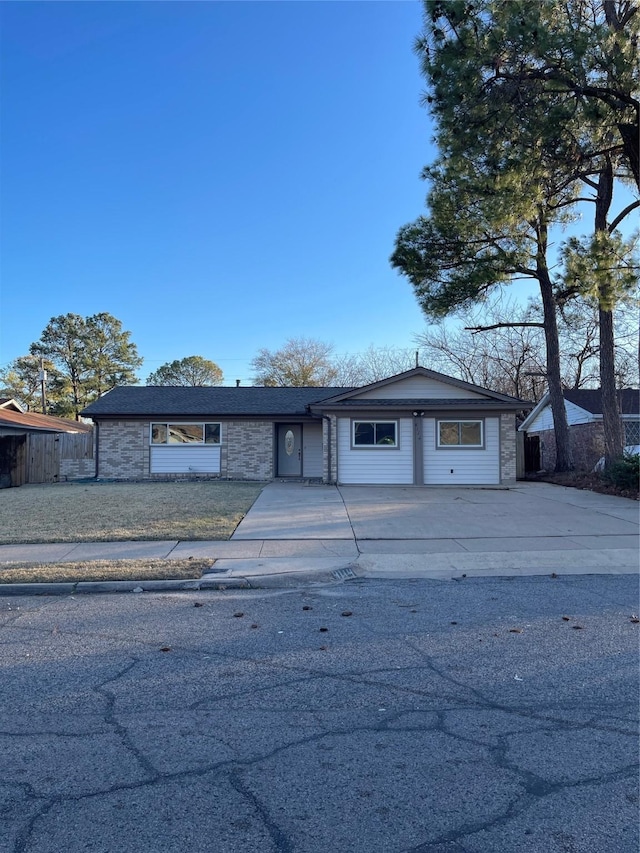 view of ranch-style home