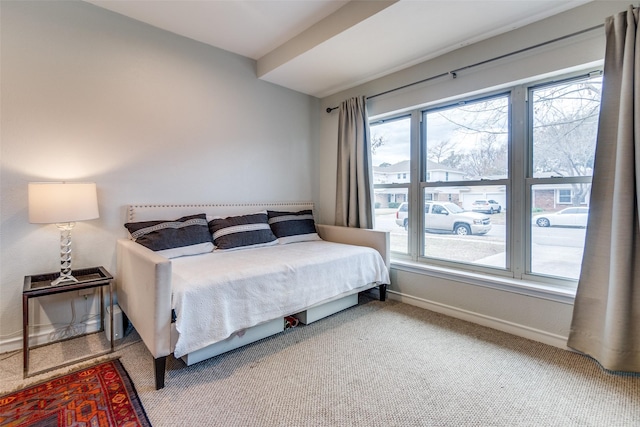 bedroom with carpet flooring